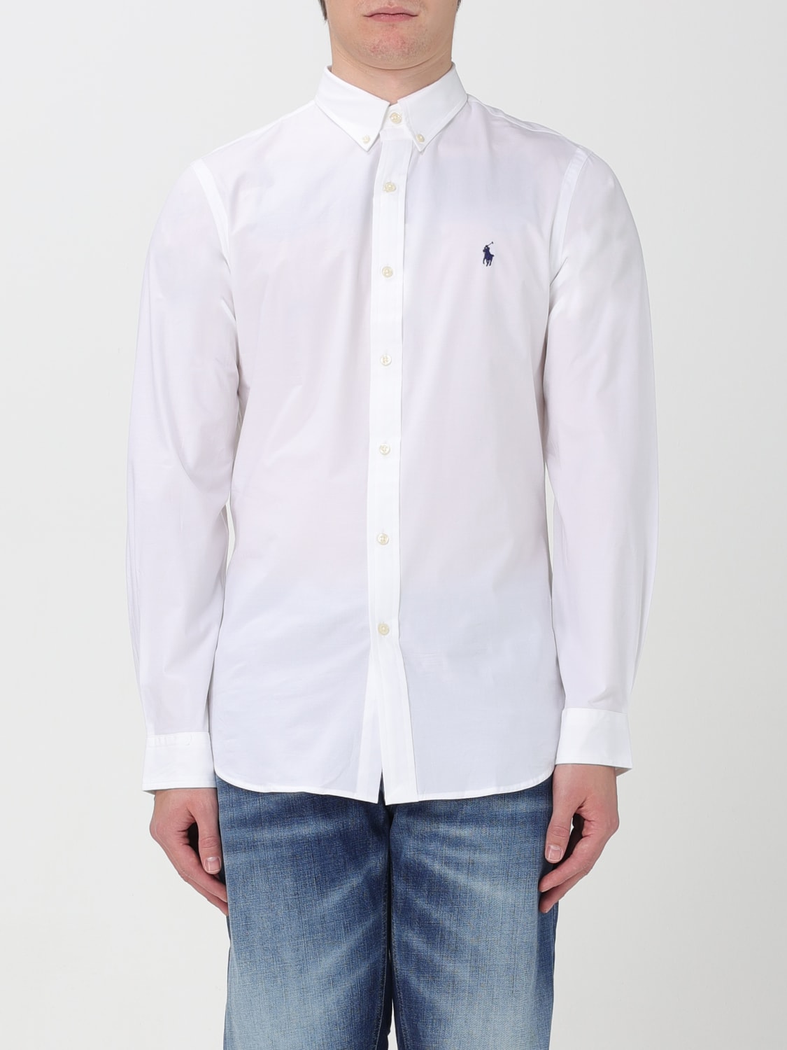 POLO RALPH LAUREN CAMISA: Camisa hombre Polo Ralph Lauren, Blanco - Img 1