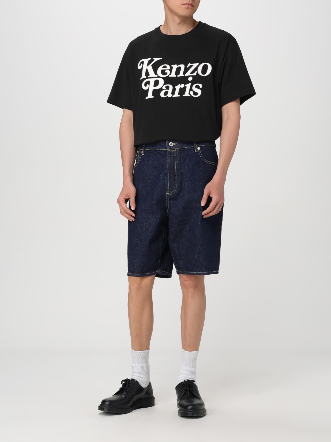 KENZO Pantalon hombre Denim Pantalones Cortos Kenzo FE55DS3366A1 en linea en GIGLIO.COM