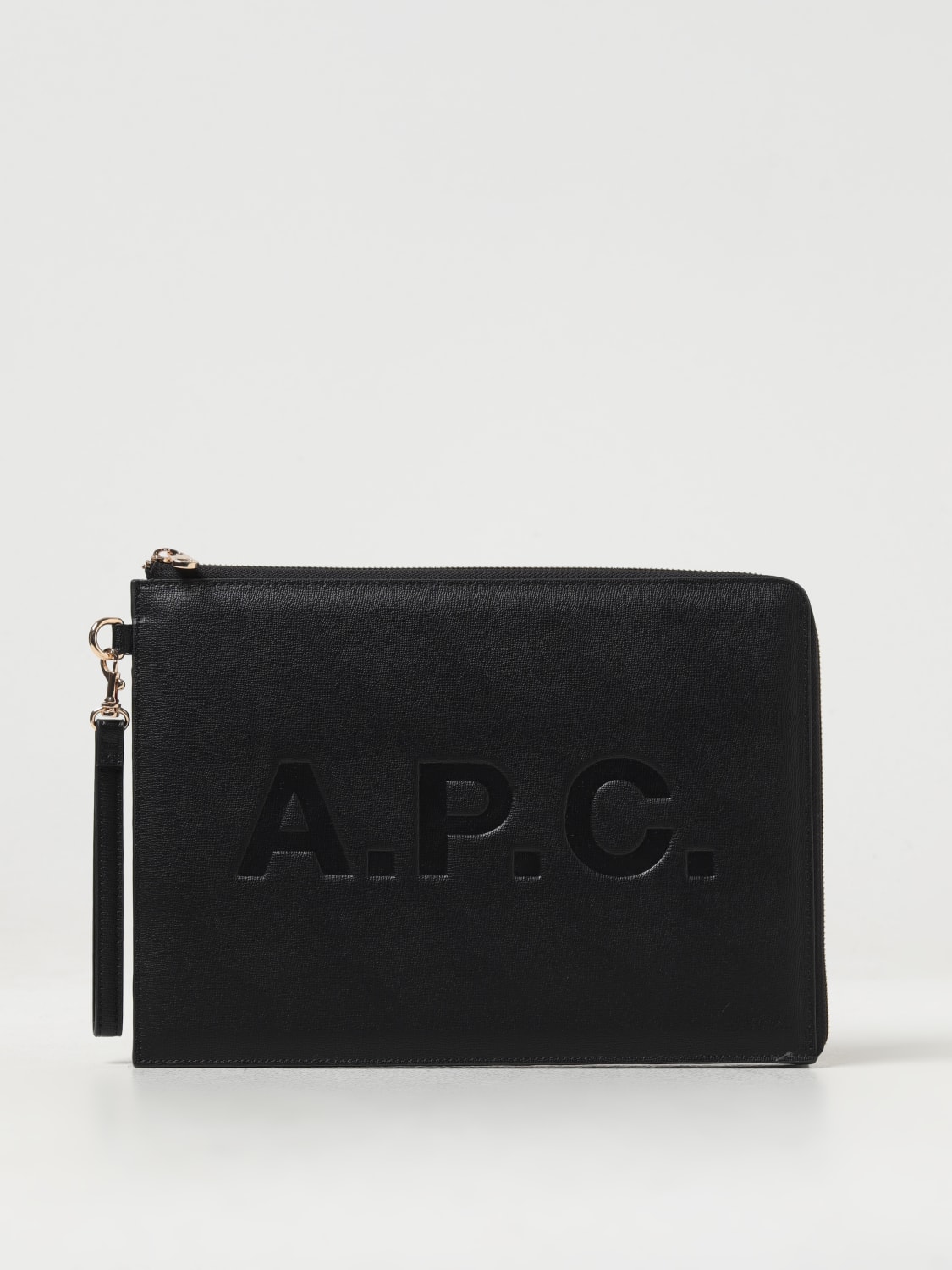 Giglio Clutch A.P.C. in pelle sintetica a grana