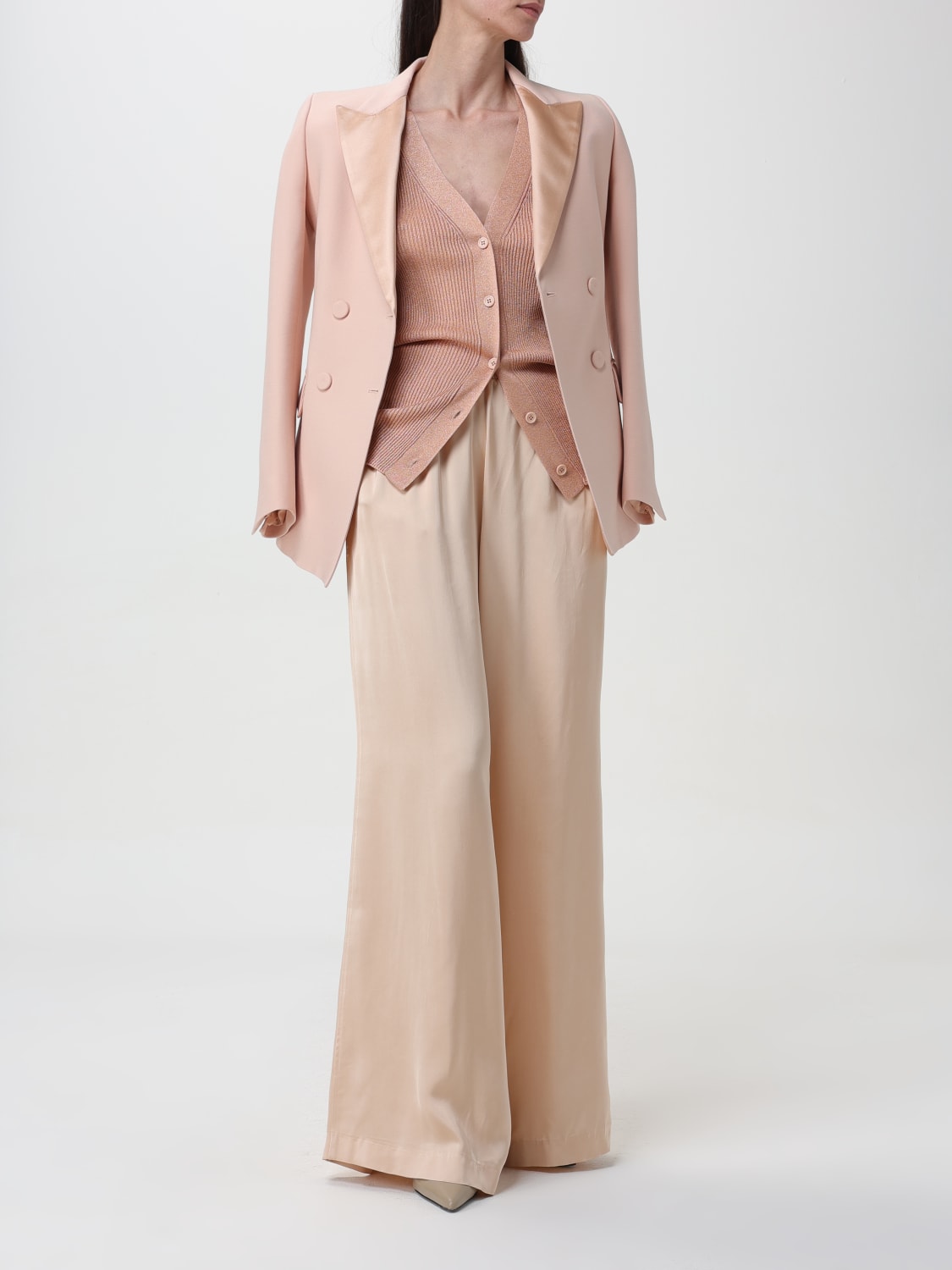 Fabiana Filippi Outlet: Pants woman - Blush Pink | Fabiana