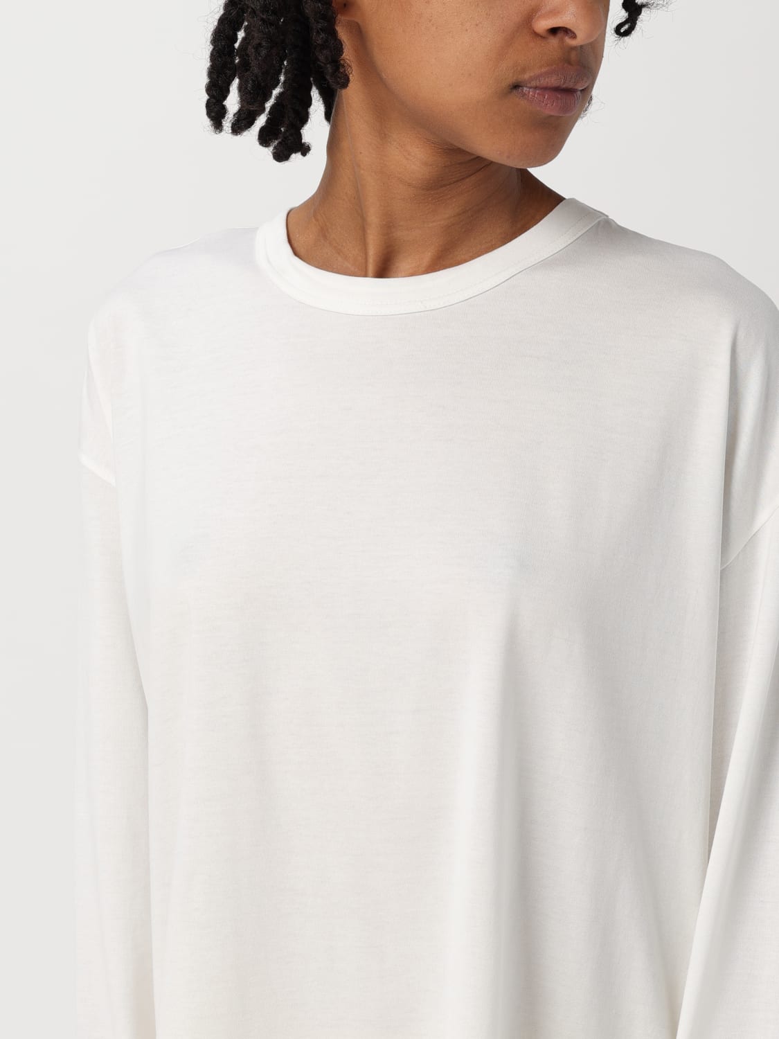 FABIANA FILIPPI TOP E BLUSE: Blusa Fabiana Filippi in cotone , Bianco - Img 3