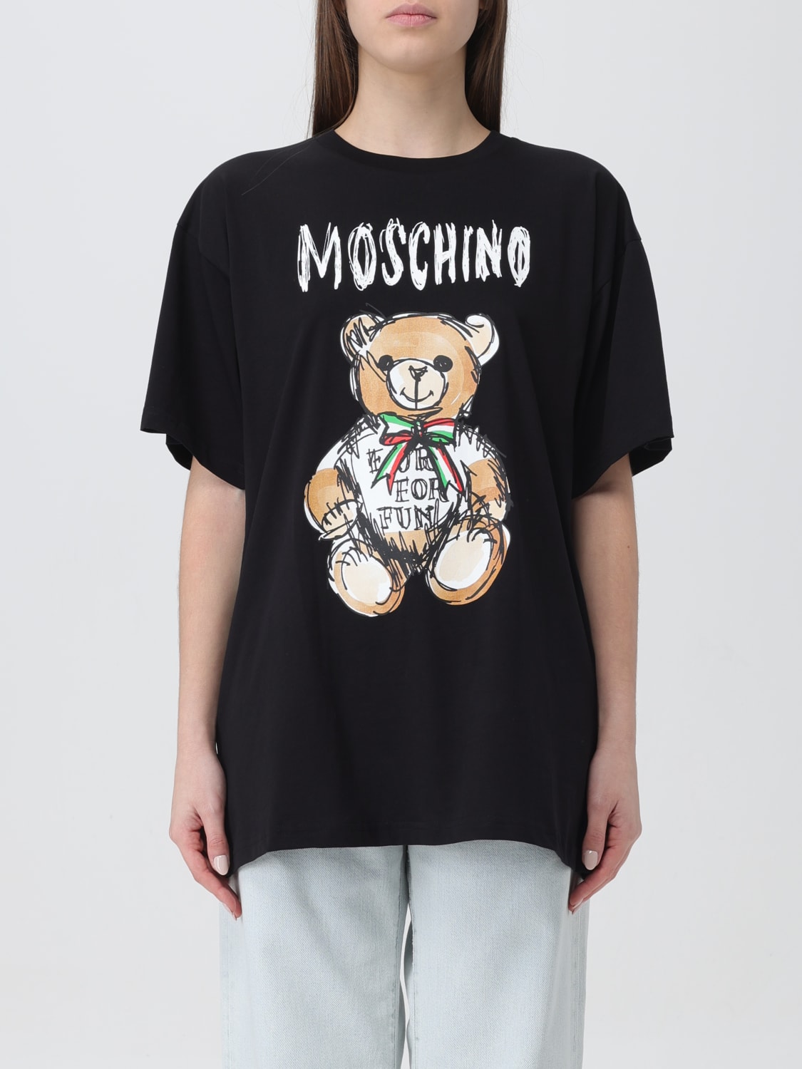 MOSCHINO COUTURE TOP: Top woman Moschino Couture, Black - Img 1