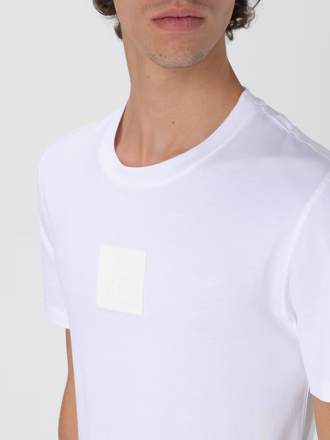 MOSCHINO COUTURE CAMISETA: Camiseta hombre Moschino Couture, Blanco - Img 3