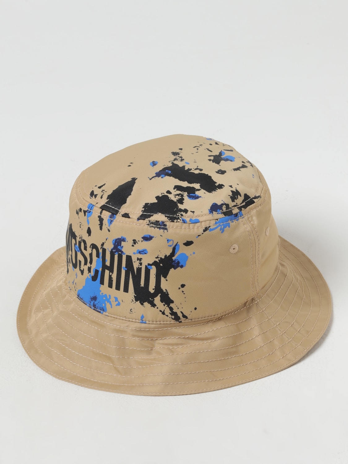 MOSCHINO COUTURE GORRO: Gorro hombre Moschino Couture, Beige - Img 1