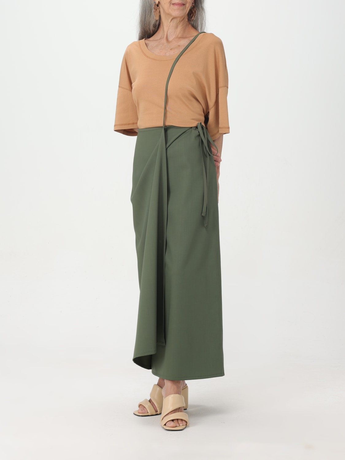 LEMAIRE SKIRT: Skirt woman Lemaire, Bottle Green - Img 2