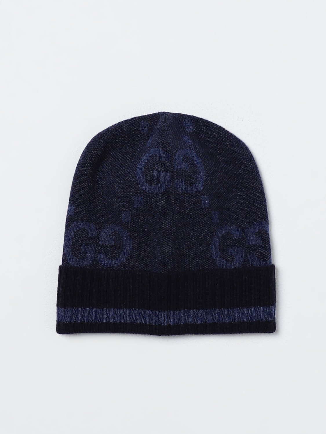 Giglio Cappello Gucci in cashmere con monogram GG