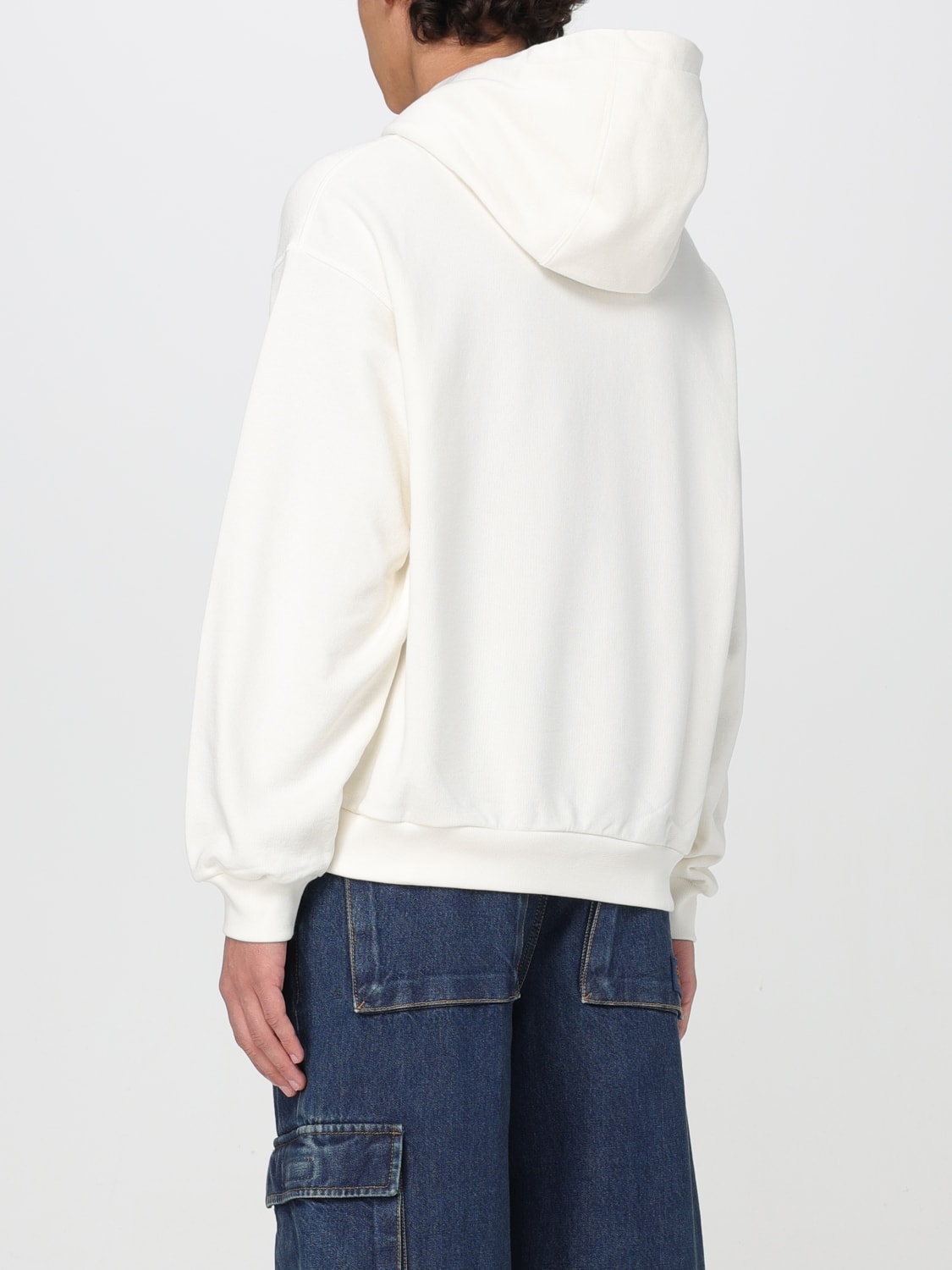 GUCCI Sweater men Cream Gucci sweatshirt 770839XJGA2 online at GIGLIO.COM