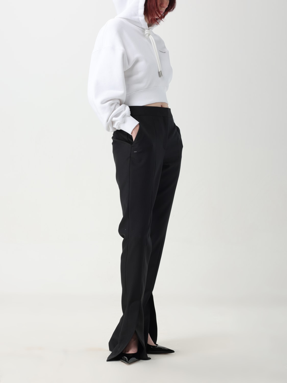 OFF-WHITE PANTS: Pants woman Off-white, Black - Img 2