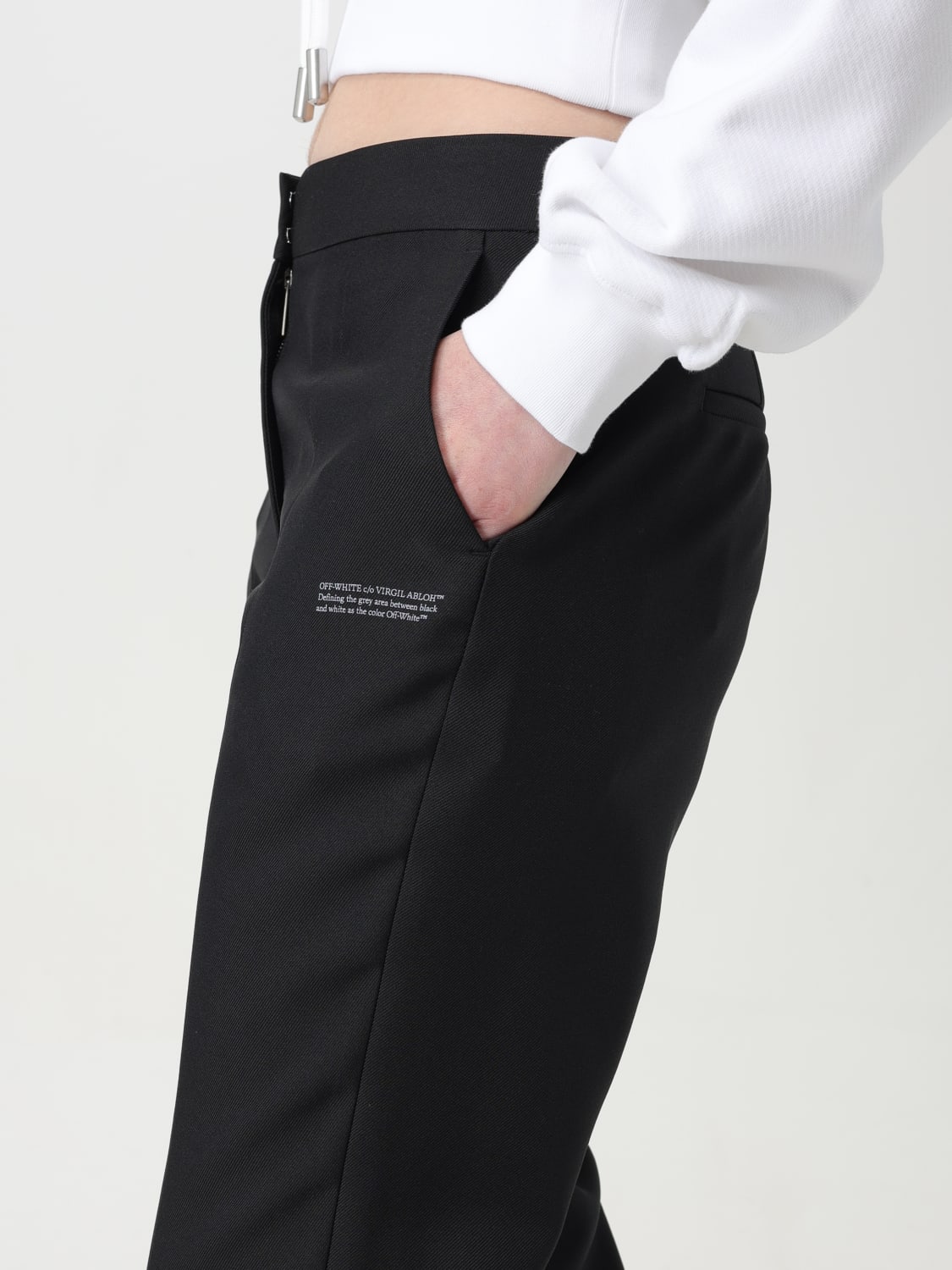 OFF-WHITE PANTS: Pants woman Off-white, Black - Img 5