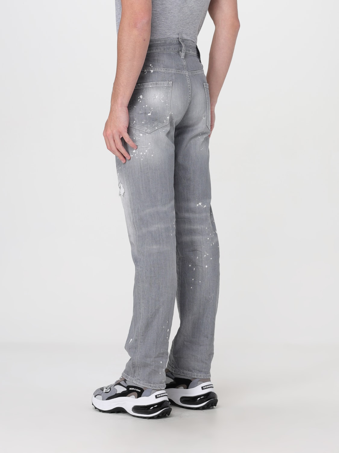 DSQUARED2 PANTALONE: Pantalone uomo Dsquared2, Grigio - Img 3