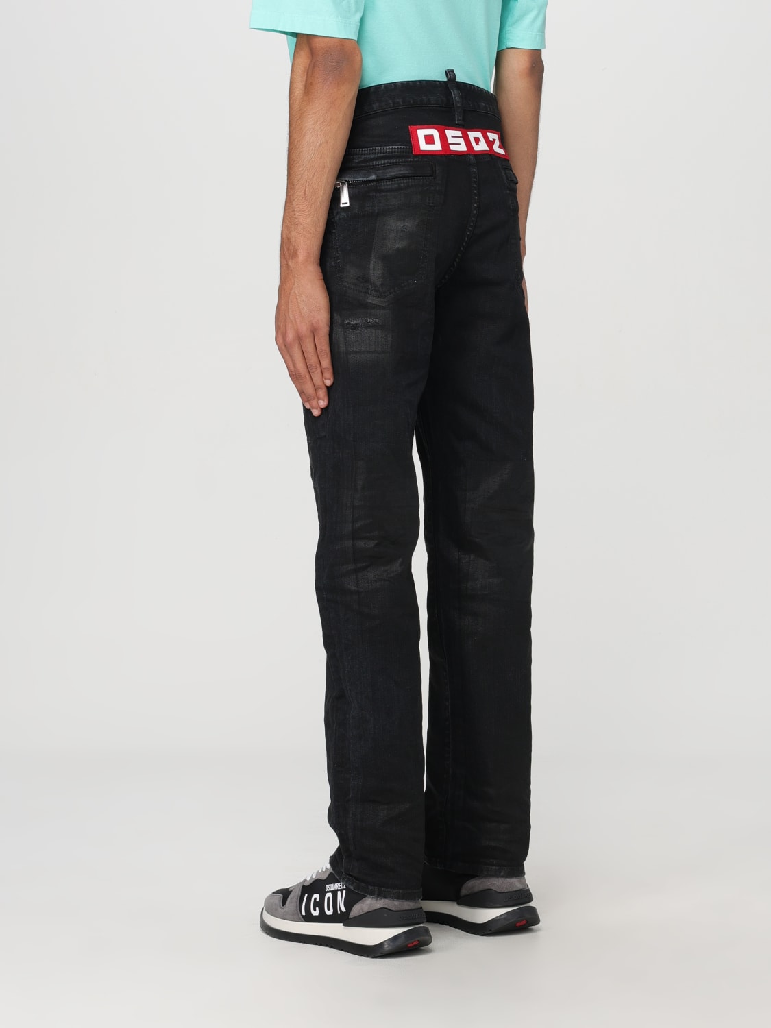 DSQUARED2 PANTS: Pants men Dsquared2, Black - Img 3