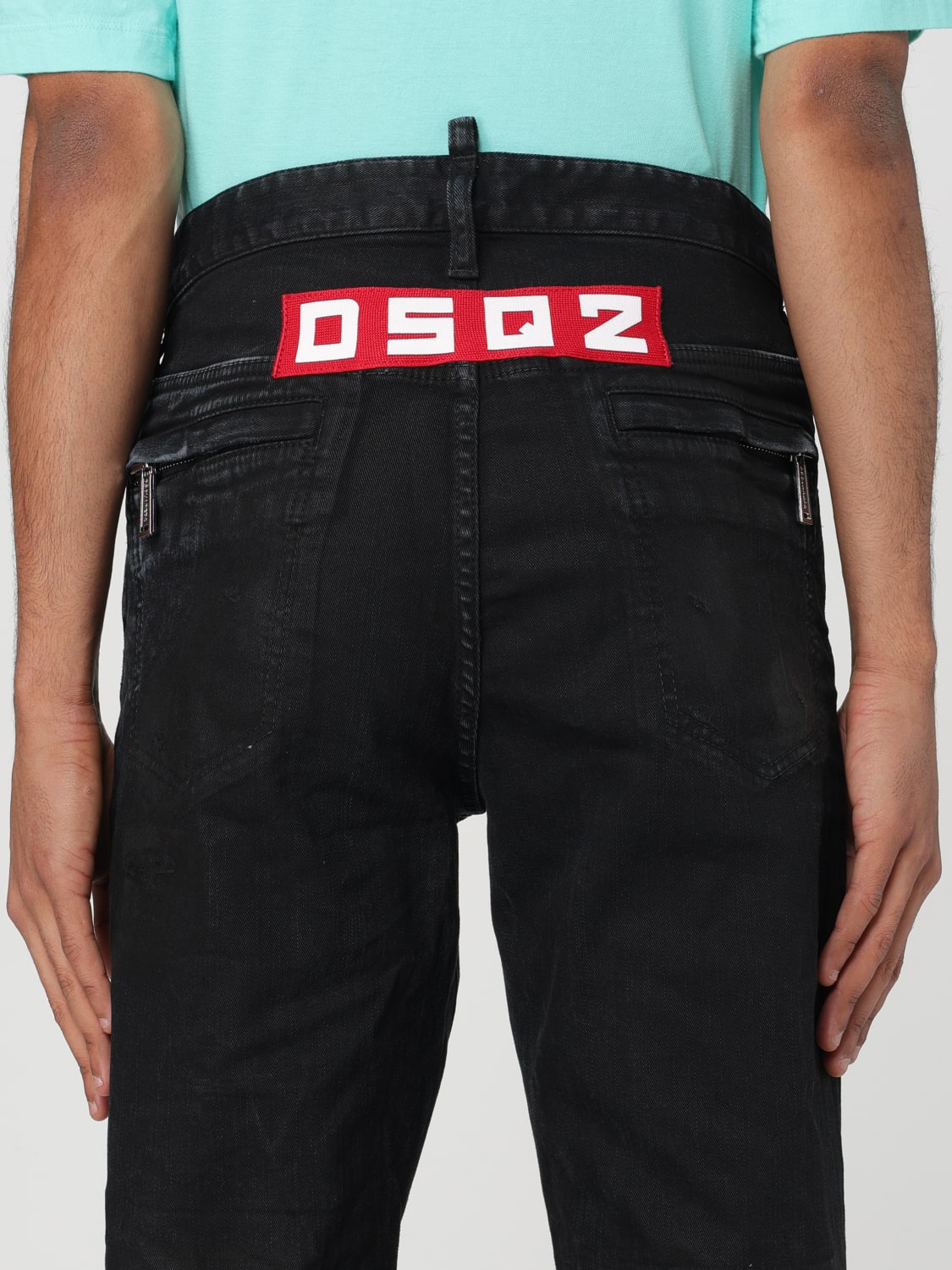 DSQUARED2 PANTS: Pants men Dsquared2, Black - Img 4