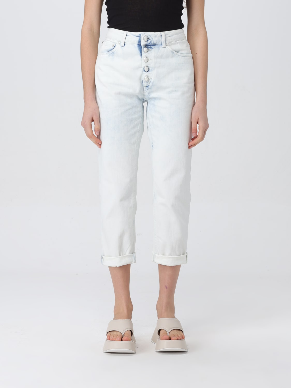 DONDUP JEANS: Jeans Dondup in denim , Azzurro - Img 1