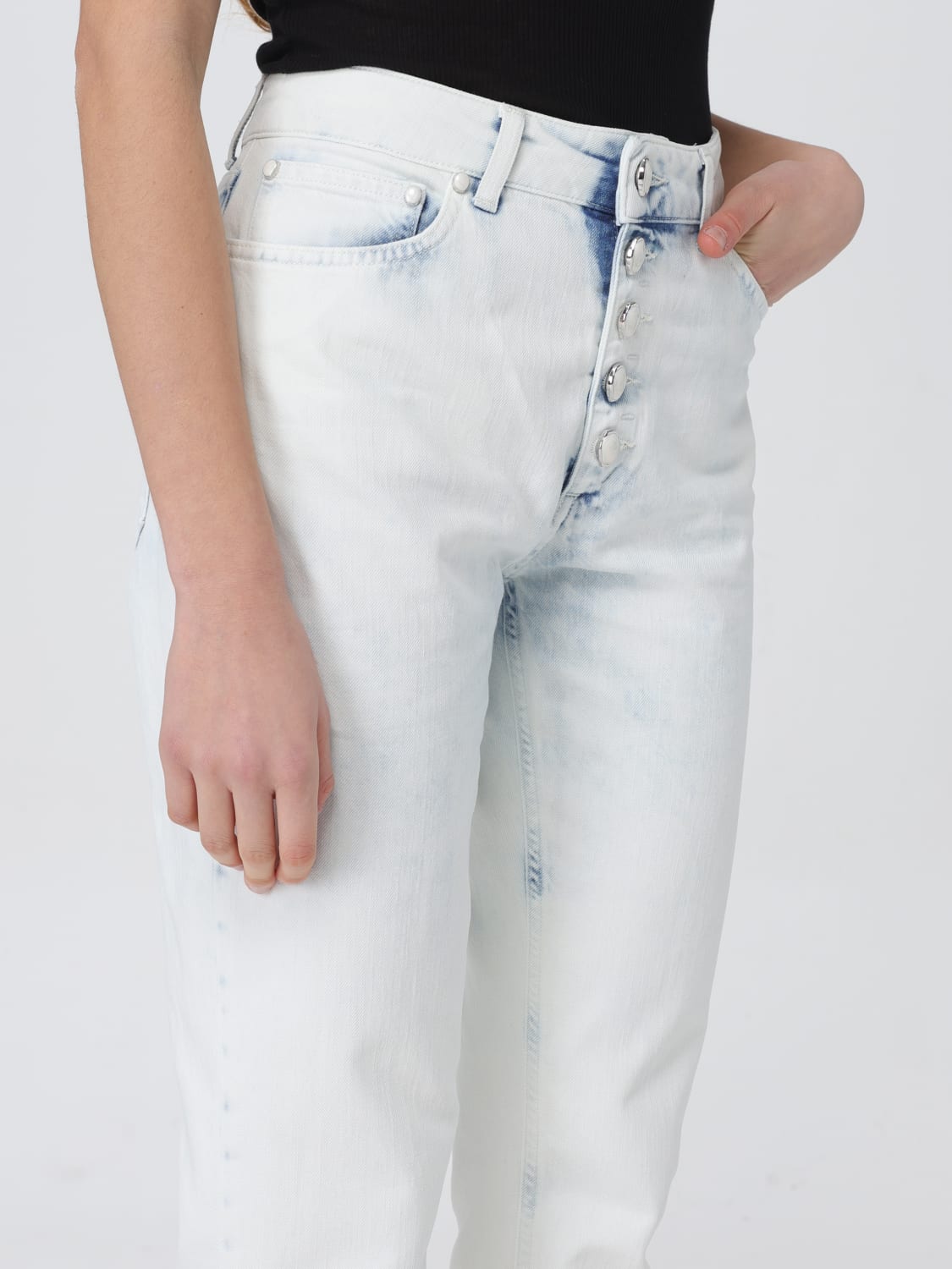 DONDUP JEANS: Jeans Dondup in denim , Azzurro - Img 3