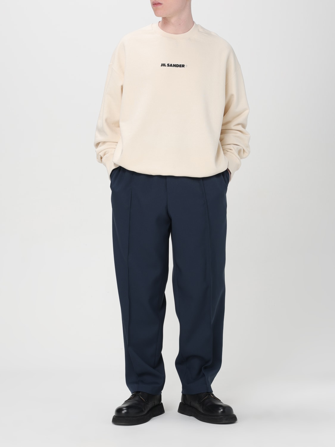 JIL SANDER SWEATSHIRT: Sweatshirt men Jil Sander, Ivory - Img 2