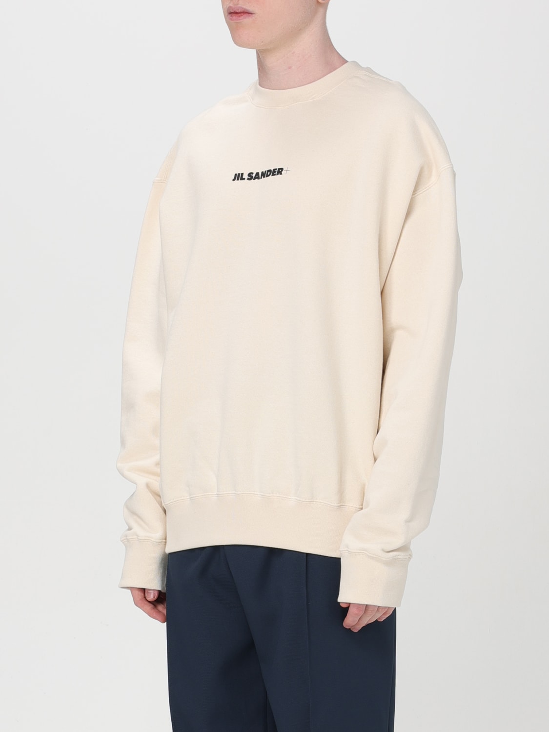 JIL SANDER SWEATSHIRT: Sweatshirt men Jil Sander, Ivory - Img 4