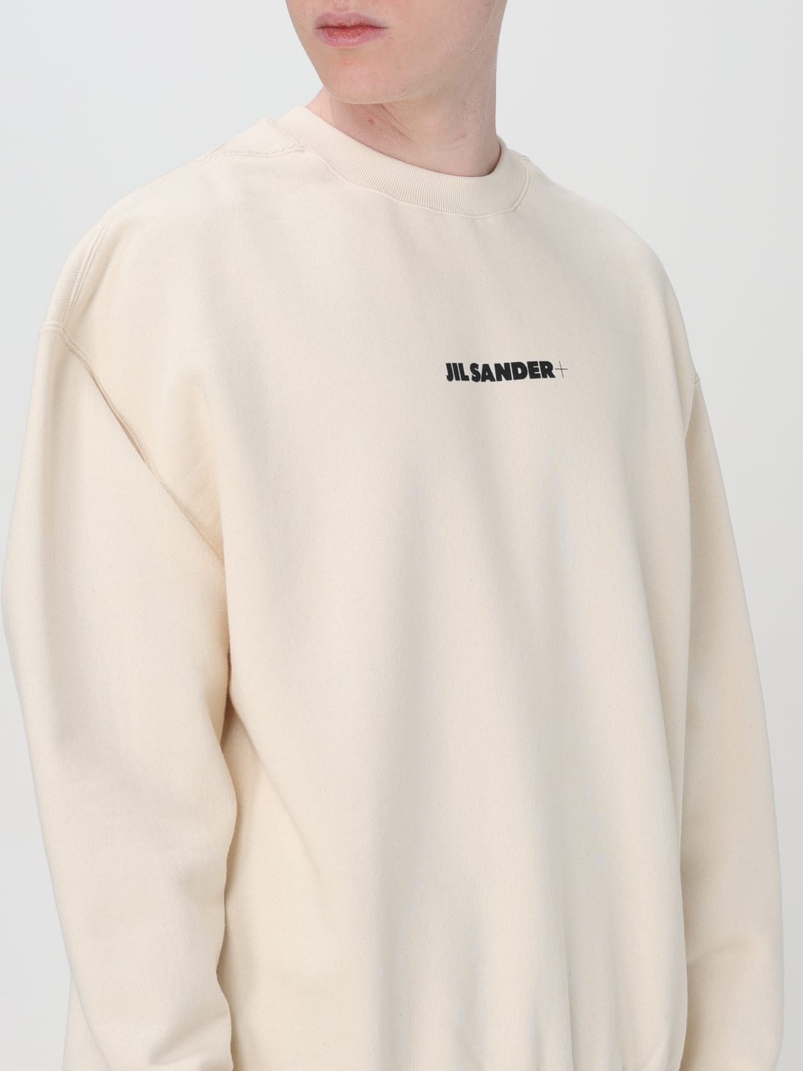 JIL SANDER スウェットシャツ: スウェットシャツ メンズ Jil Sander, アイボリー - Img 5