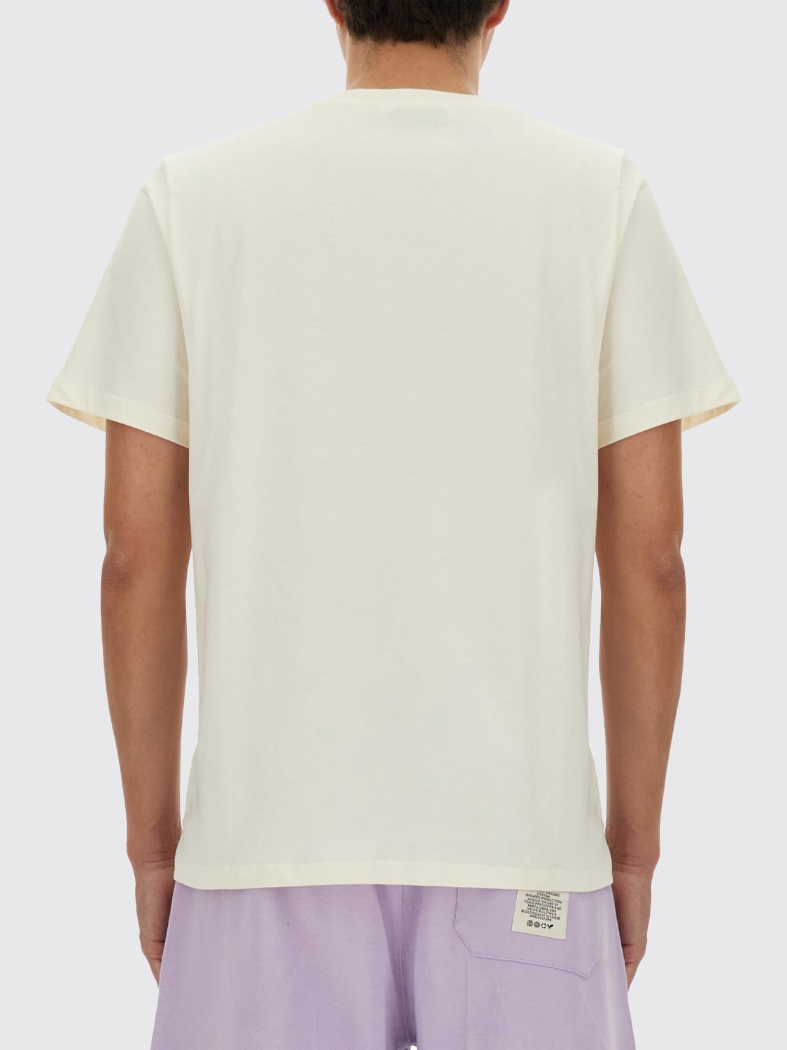 MSGM T-SHIRT: T-shirt men MSGM, Yellow Cream - Img 3