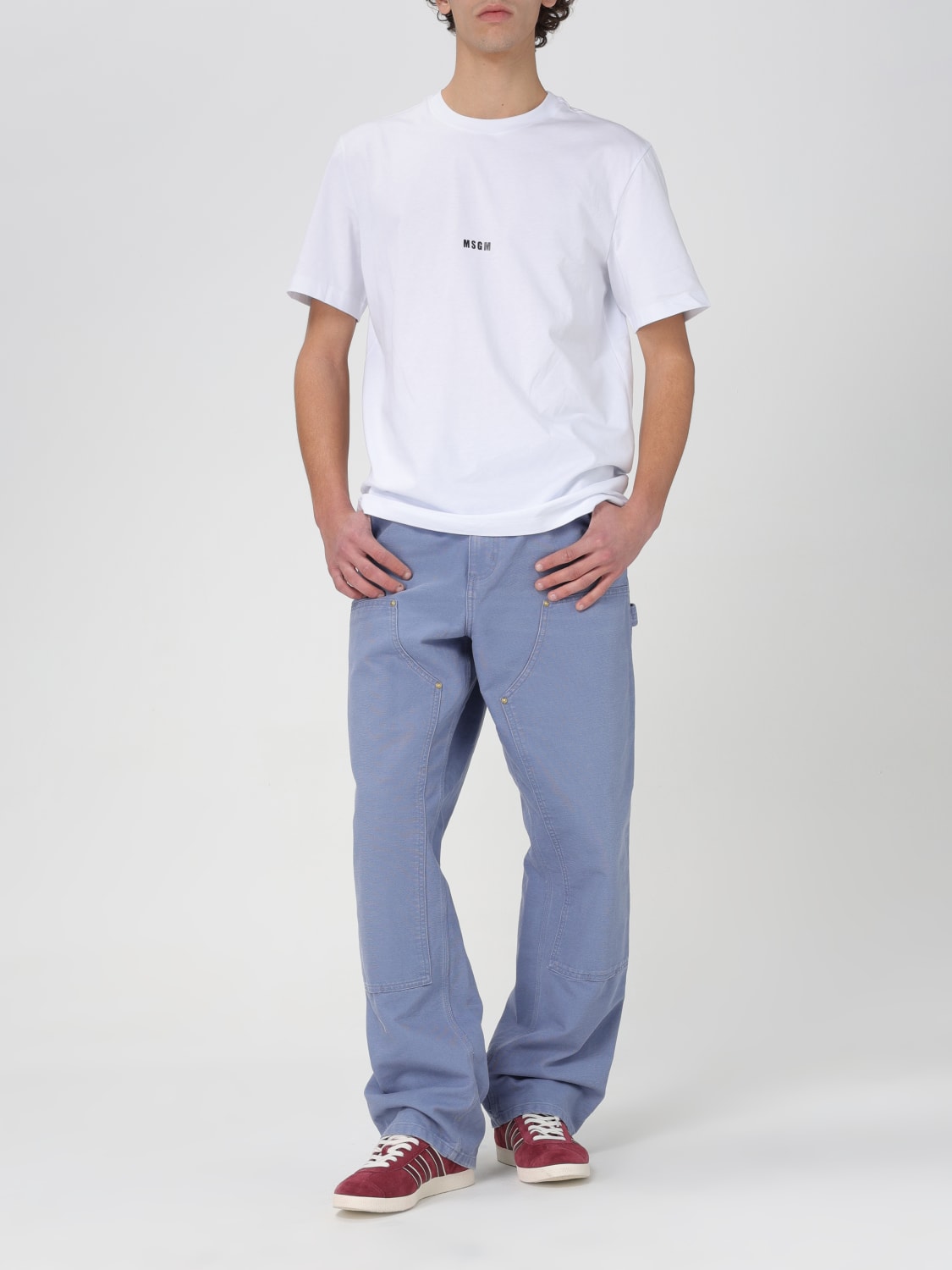MSGM Outlet: T-shirt men - White | MSGM t-shirt