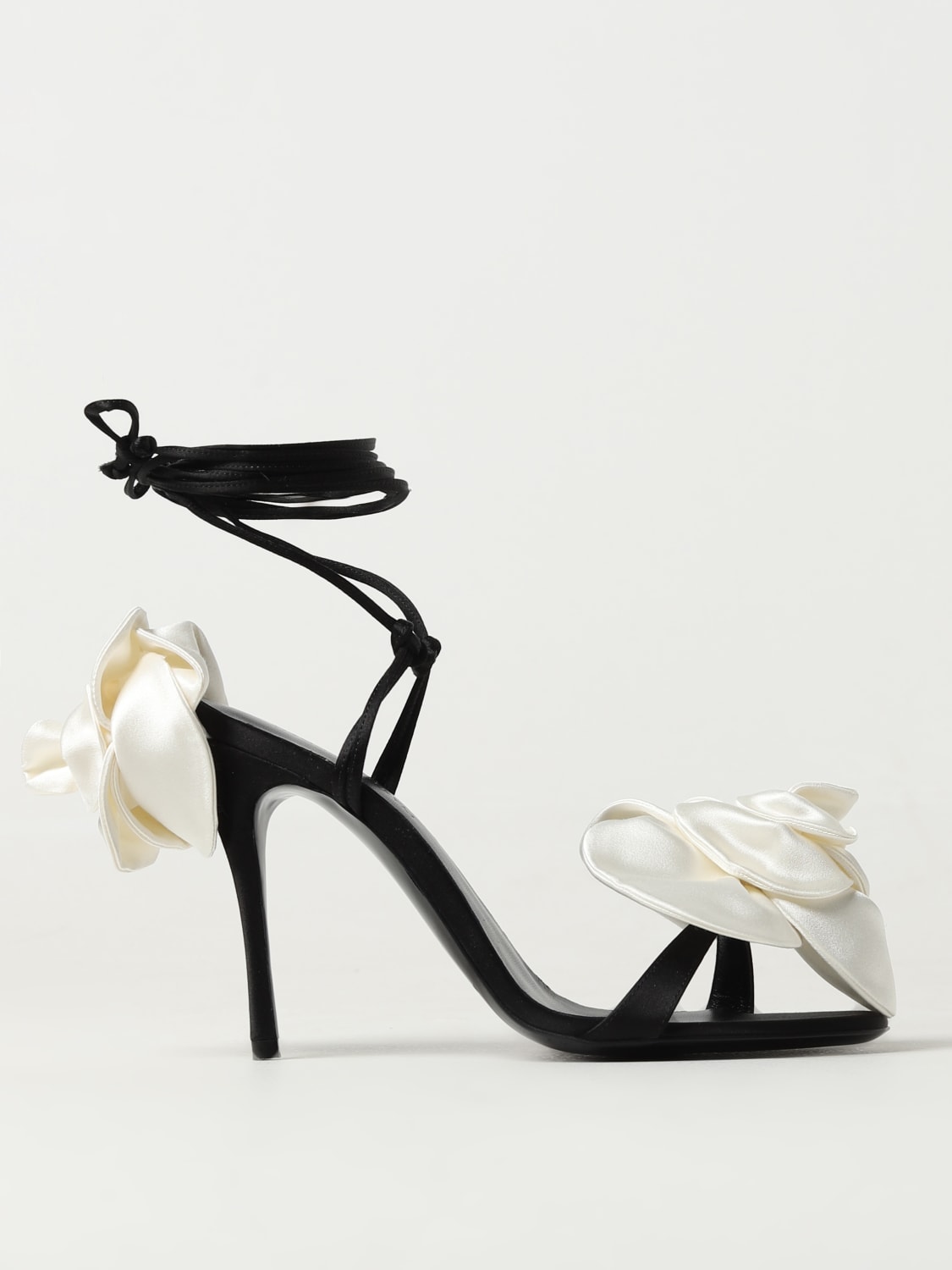 MAGDA BUTRYM: Pumps woman - Black | Magda Butrym heeled sandals 522423 ...