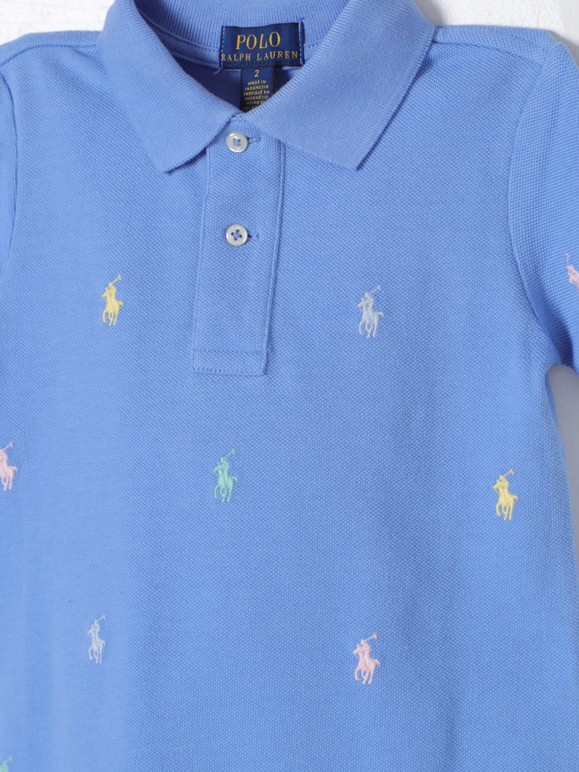 POLO RALPH LAUREN ПОЛО: Футболка Детское Polo Ralph Lauren, Синий - Img 3