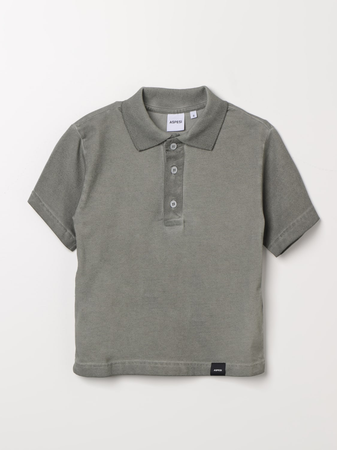 ASPESI POLO SHIRT: Polo shirt kids Aspesi, Green - Img 1