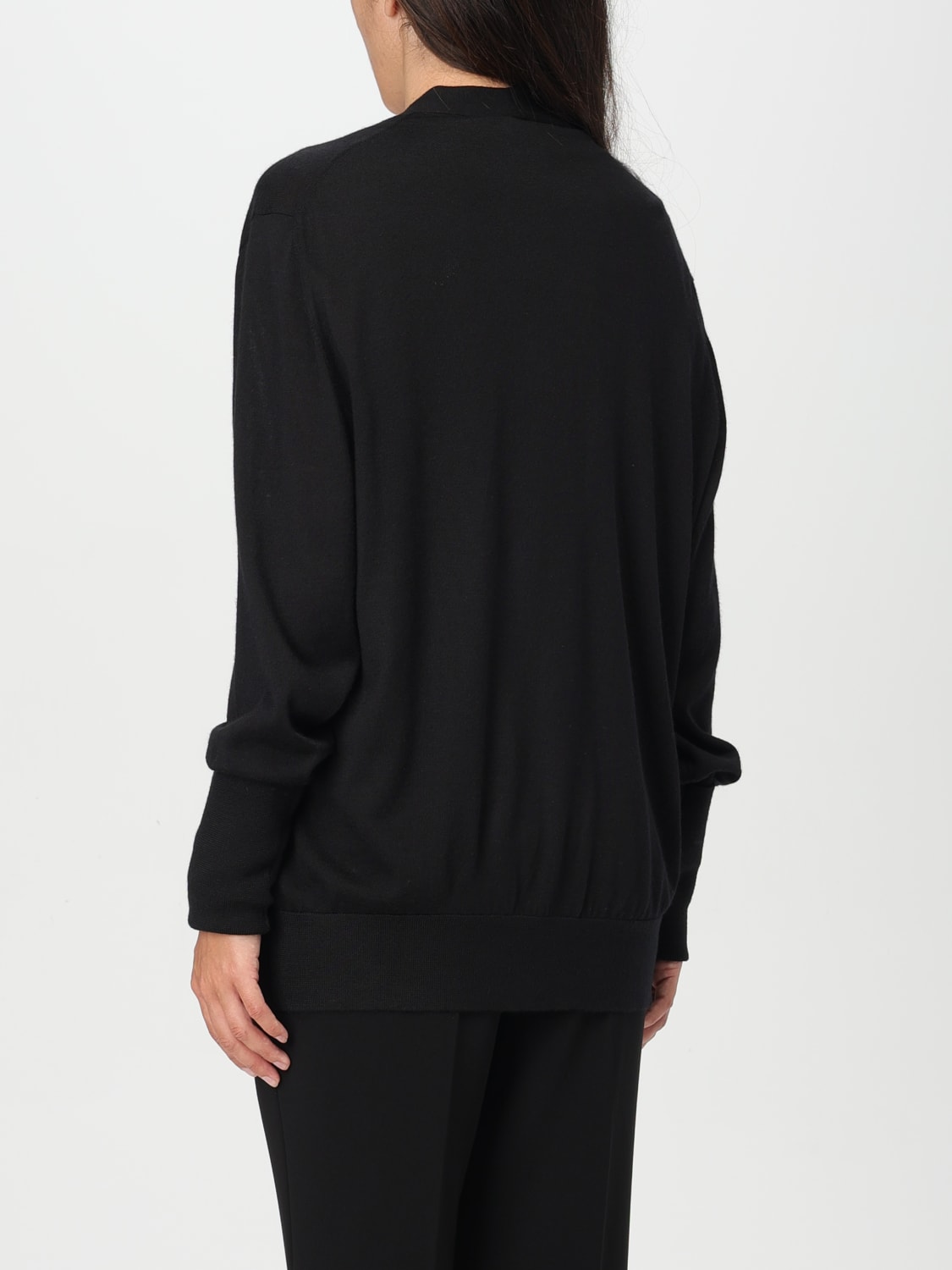 FABIANA FILIPPI CARDIGAN: Sweater woman Fabiana Filippi, Black - Img 2