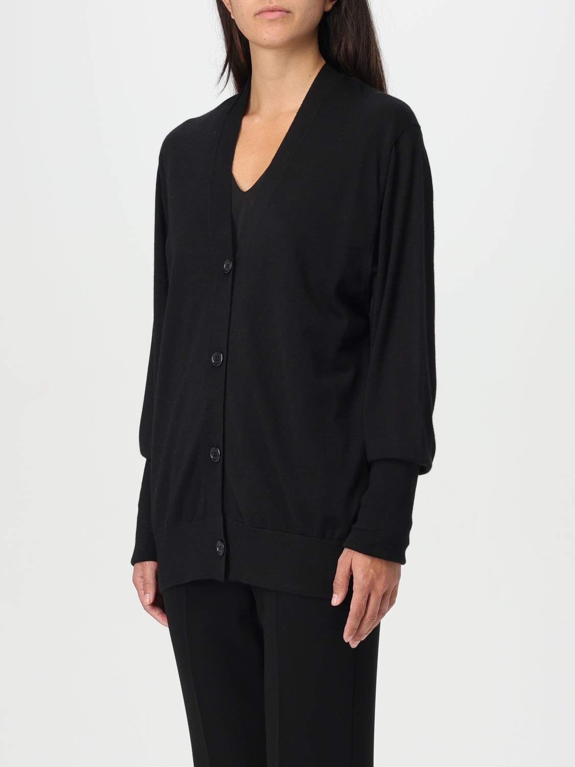 FABIANA FILIPPI CARDIGAN: Sweater woman Fabiana Filippi, Black - Img 3