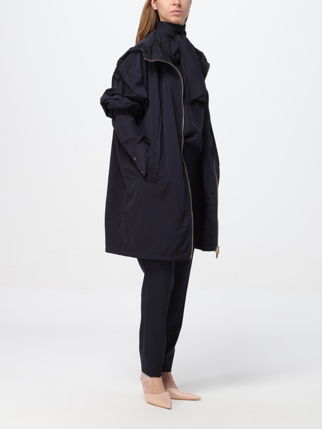 ジャケット FABIANA FILIPPI Woman Jacket Blue CTD265F272L193 5146 Fabiana Filippi Front-Pocket Denim Jacket | Harrods US