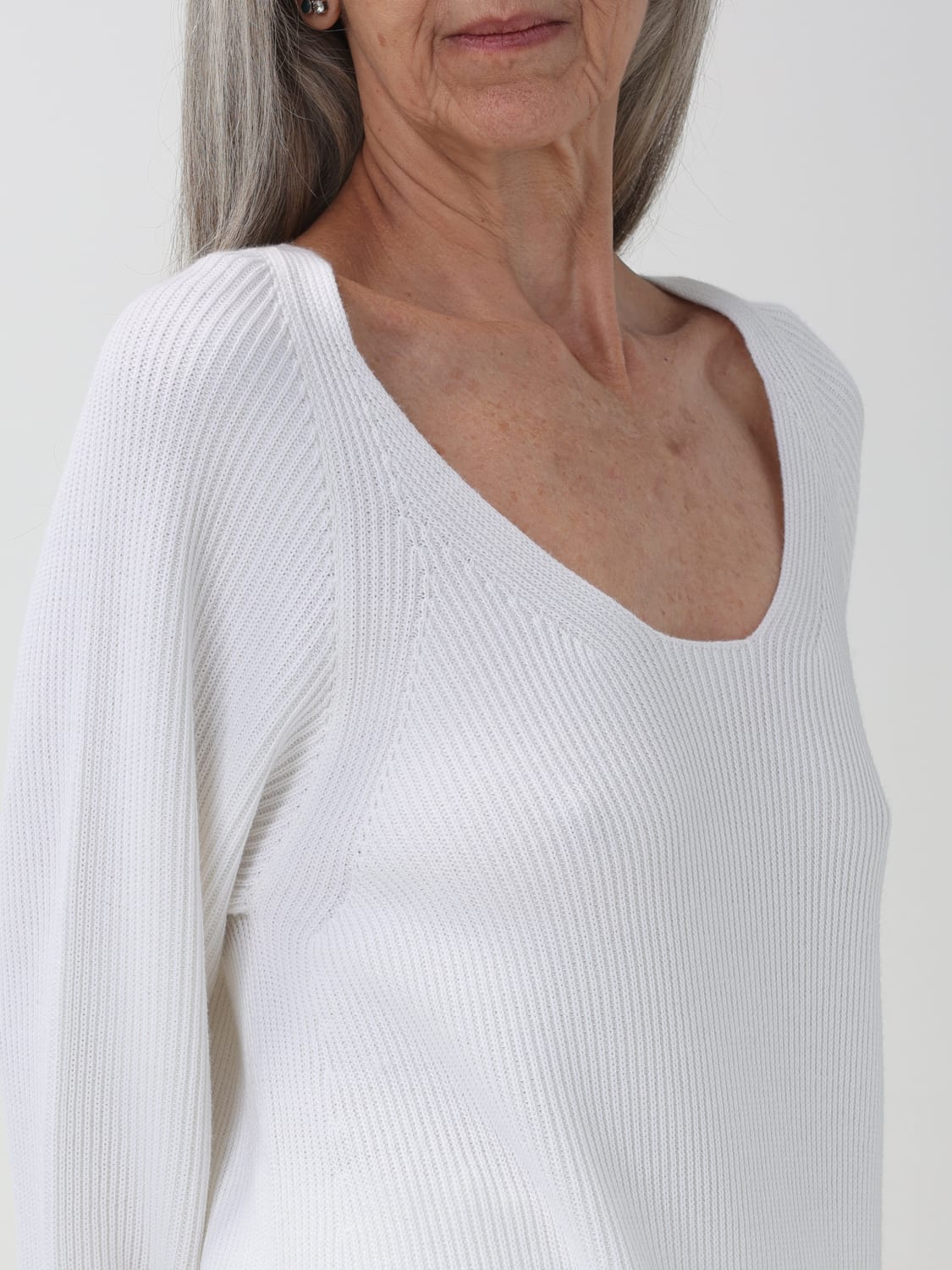 FABIANA FILIPPI SWEATER: Sweater woman Fabiana Filippi, White - Img 3