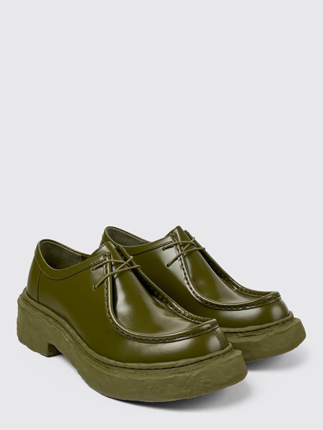 CAMPERLAB BROGUE SHOES: Brogue shoes men CamperLab, Green - Img 2