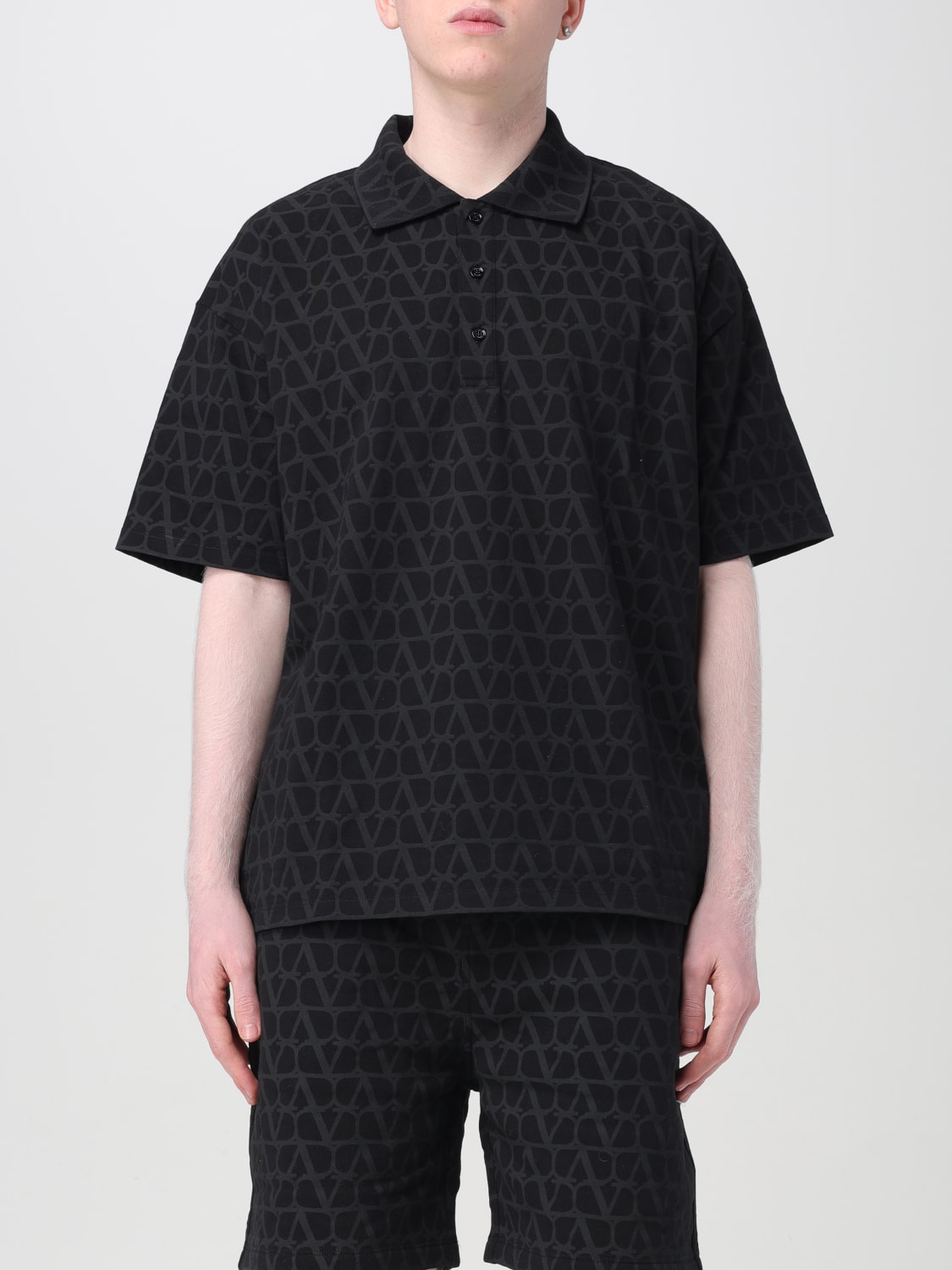 VALENTINO ポロシャツ VALENTINO：ポロシャツ メンズ - ブラック | GIGLIO.COM