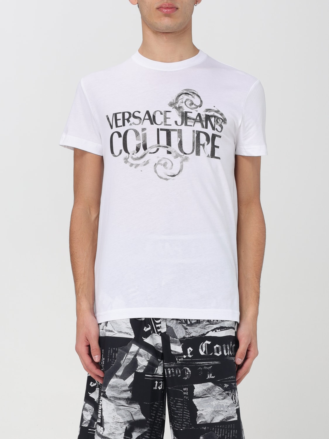 VERSACE JEANS COUTURE Tシャツ: Tシャツ メンズ Versace Jeans Couture, ホワイト - Img 1