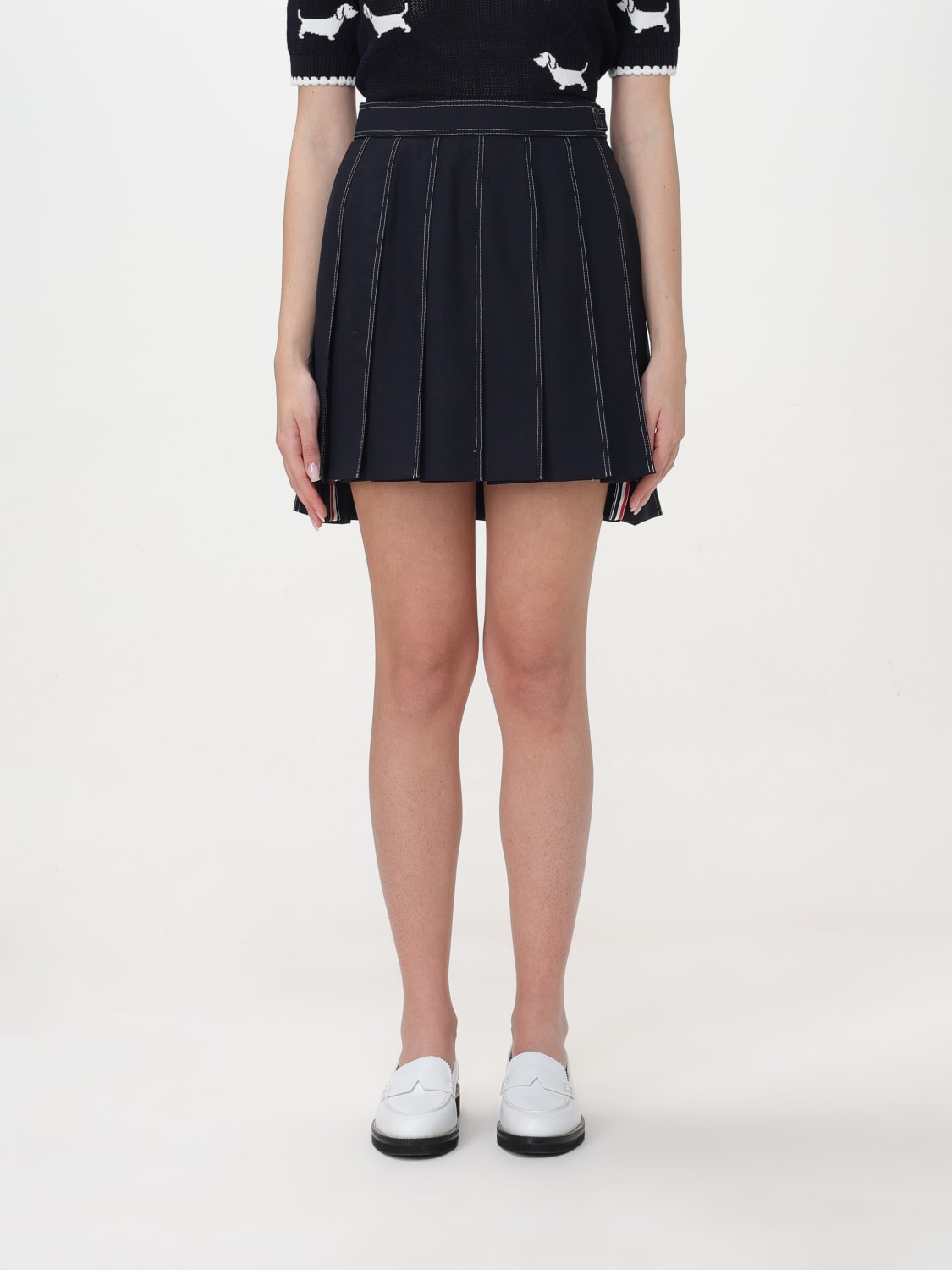 Thom Browne Outlet: Skirt woman - Blue | Thom Browne skirt