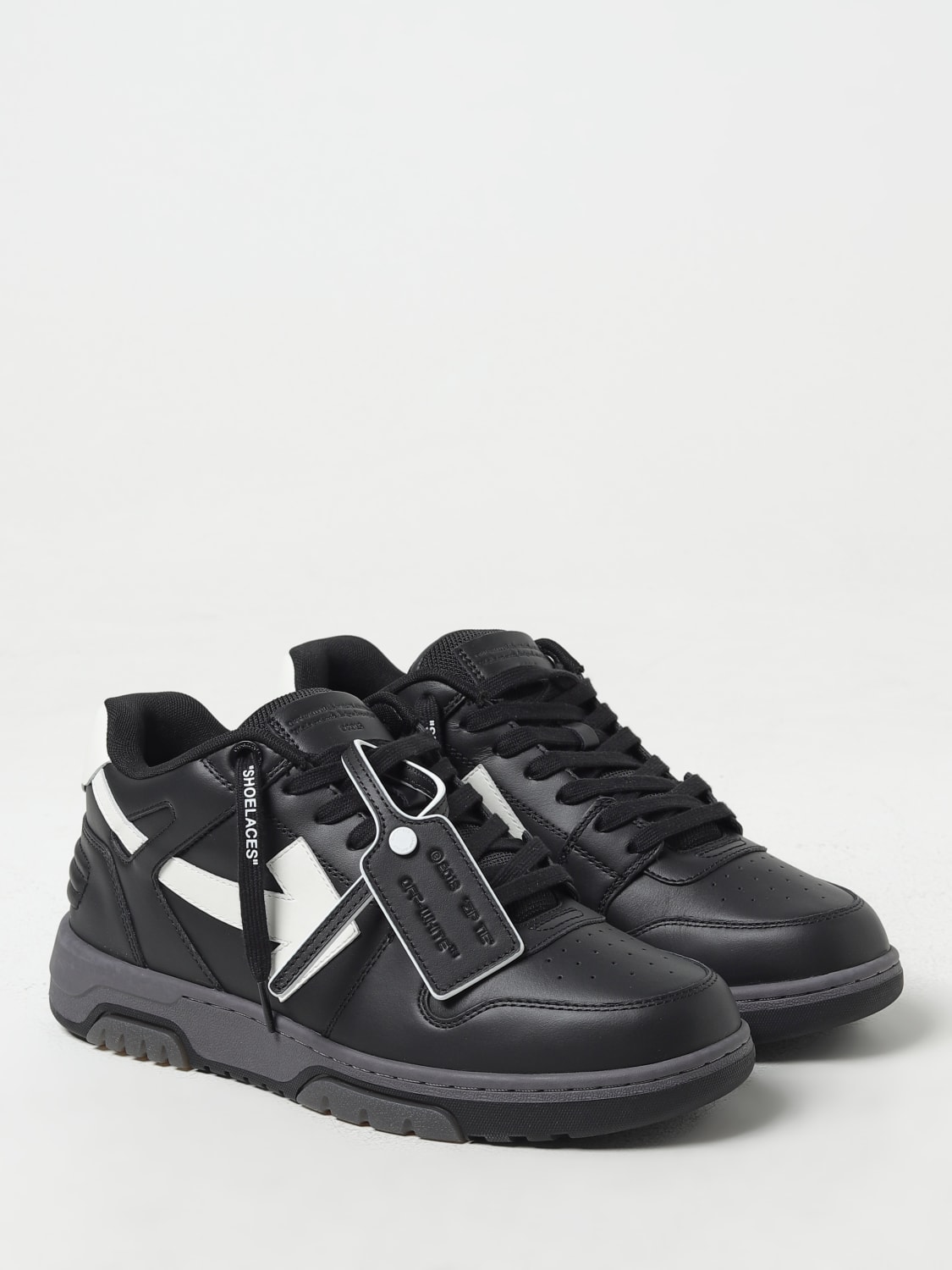 OFF-WHITE：スニーカー メンズ - ブラック | GIGLIO.COMオンラインのOff-White スニーカー  OMIA189C99LEA006