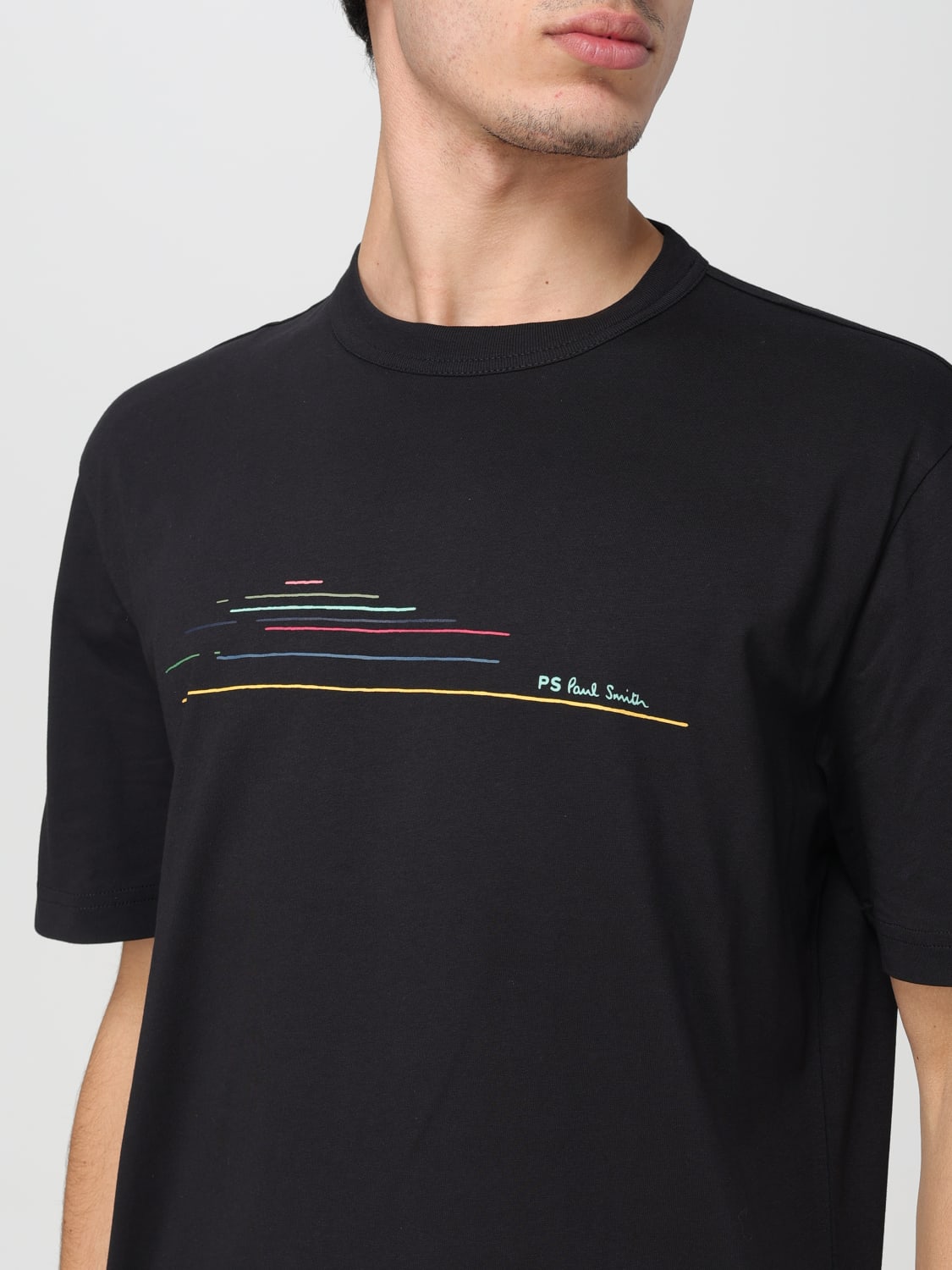 PS PAUL SMITH T-SHIRT: T-shirt herren Ps Paul Smith, Schwarz - Img 3