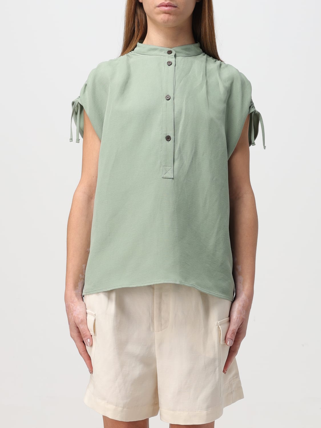 WOOLRICH SHIRT: Shirt woman Woolrich, Sage - Img 1