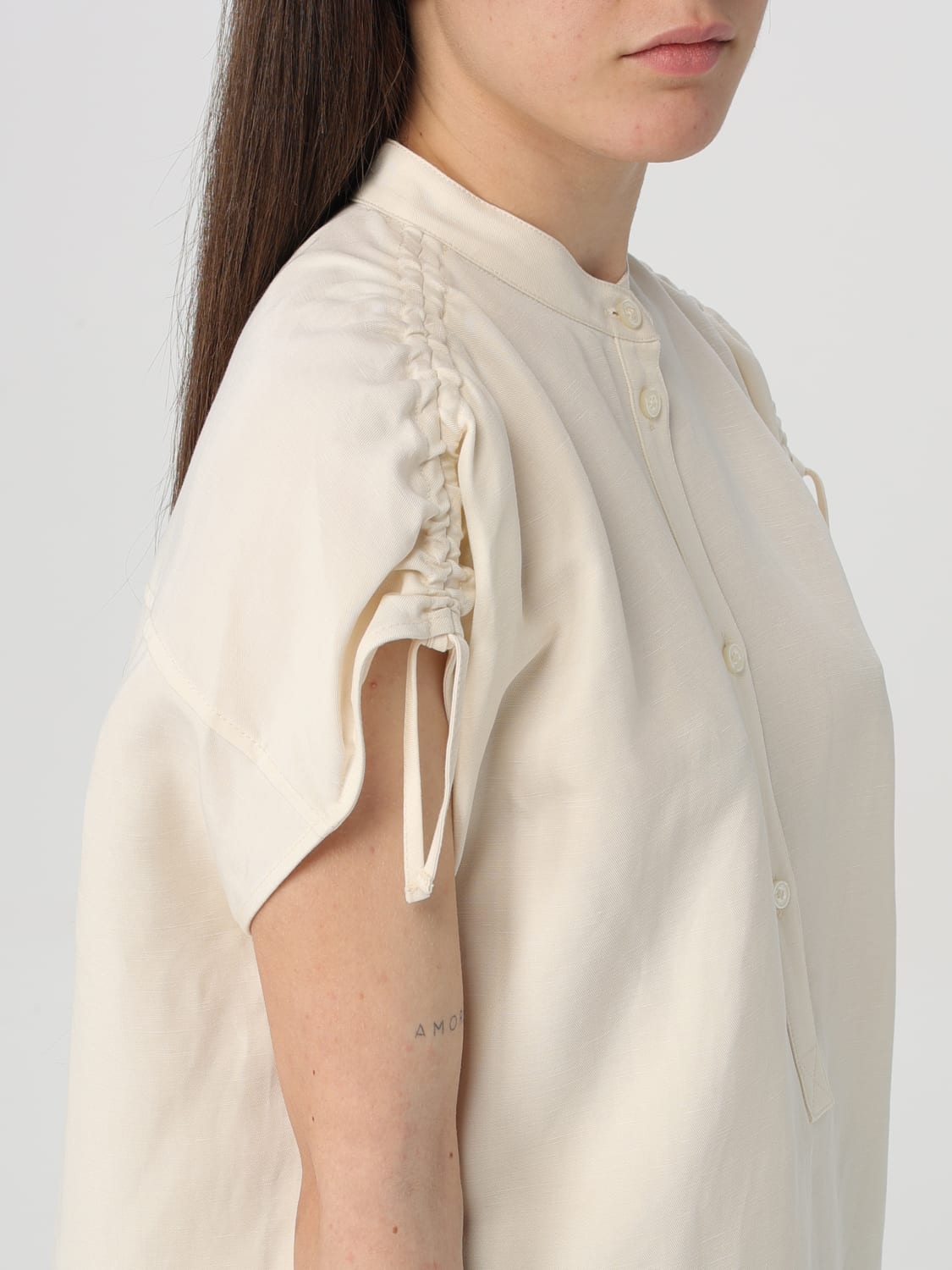 WOOLRICH CAMISA: Camisa mujer Woolrich, Nata - Img 3