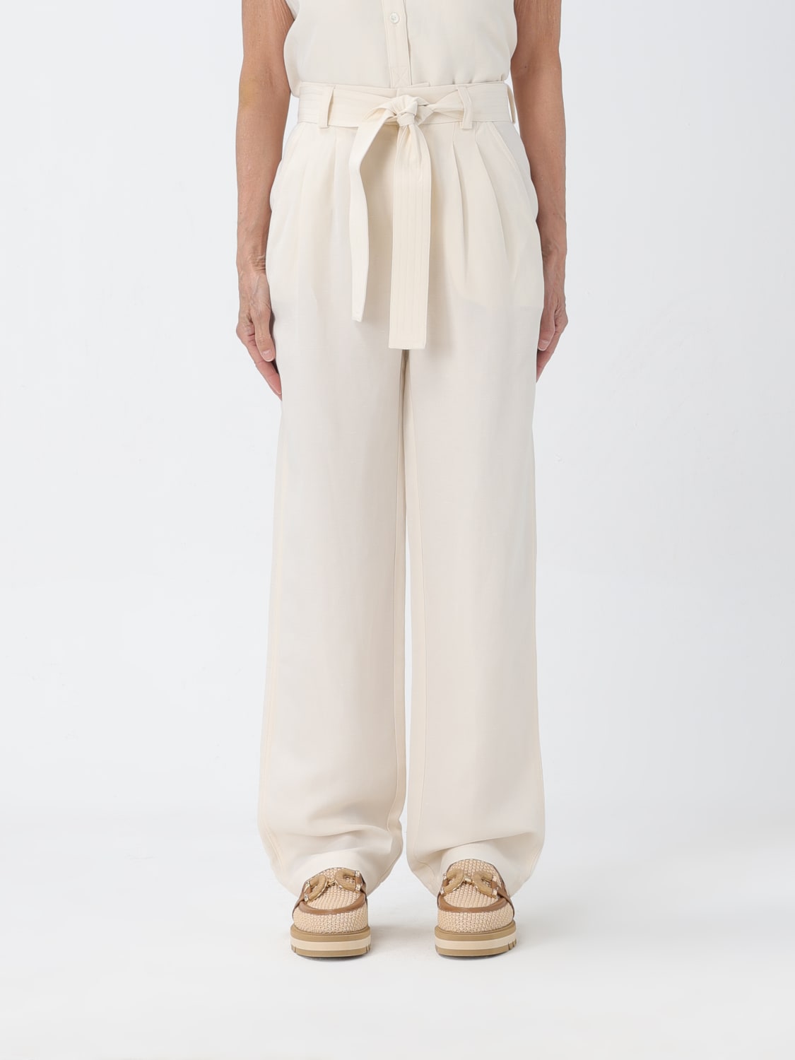 WOOLRICH PANTS: Pants woman Woolrich, White - Img 1