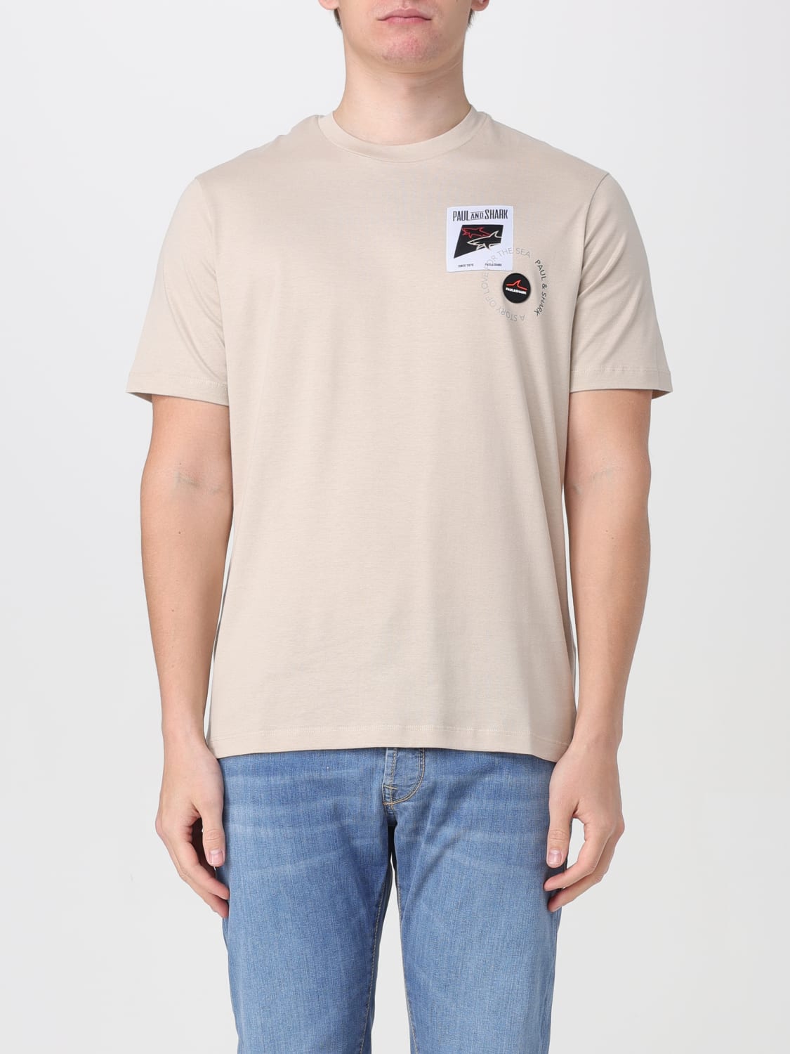 PAUL & SHARK T-SHIRT: T-shirt men Paul & Shark, Beige - Img 1