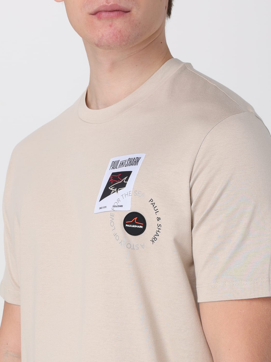 PAUL & SHARK T-SHIRT: T-shirt men Paul & Shark, Beige - Img 3