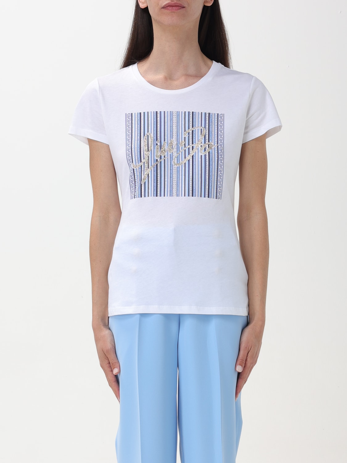 LIU JO T-SHIRT: T-shirt woman Liu Jo, Yellow Cream - Img 1