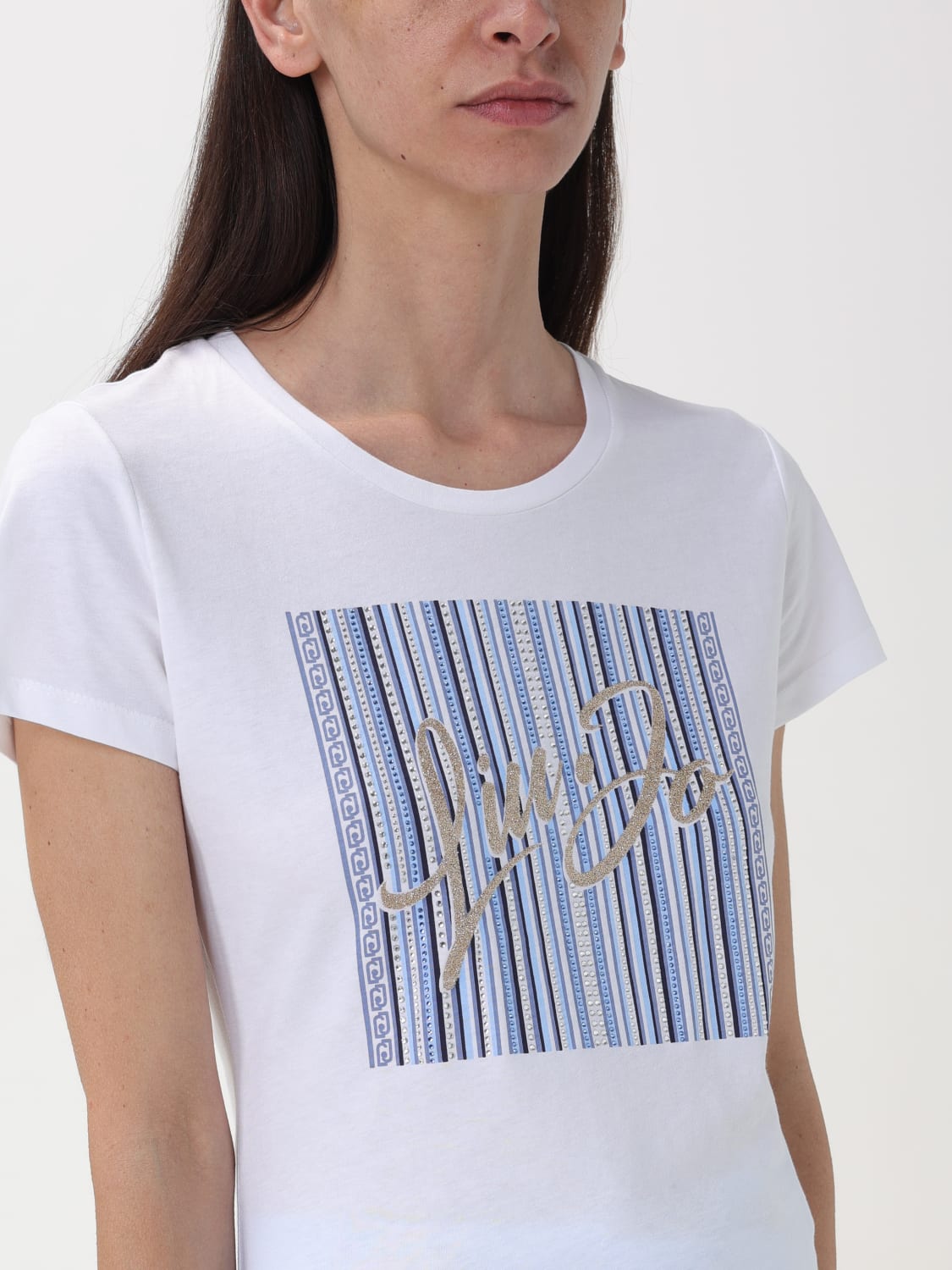 LIU JO T-SHIRT: T-shirt woman Liu Jo, Yellow Cream - Img 3