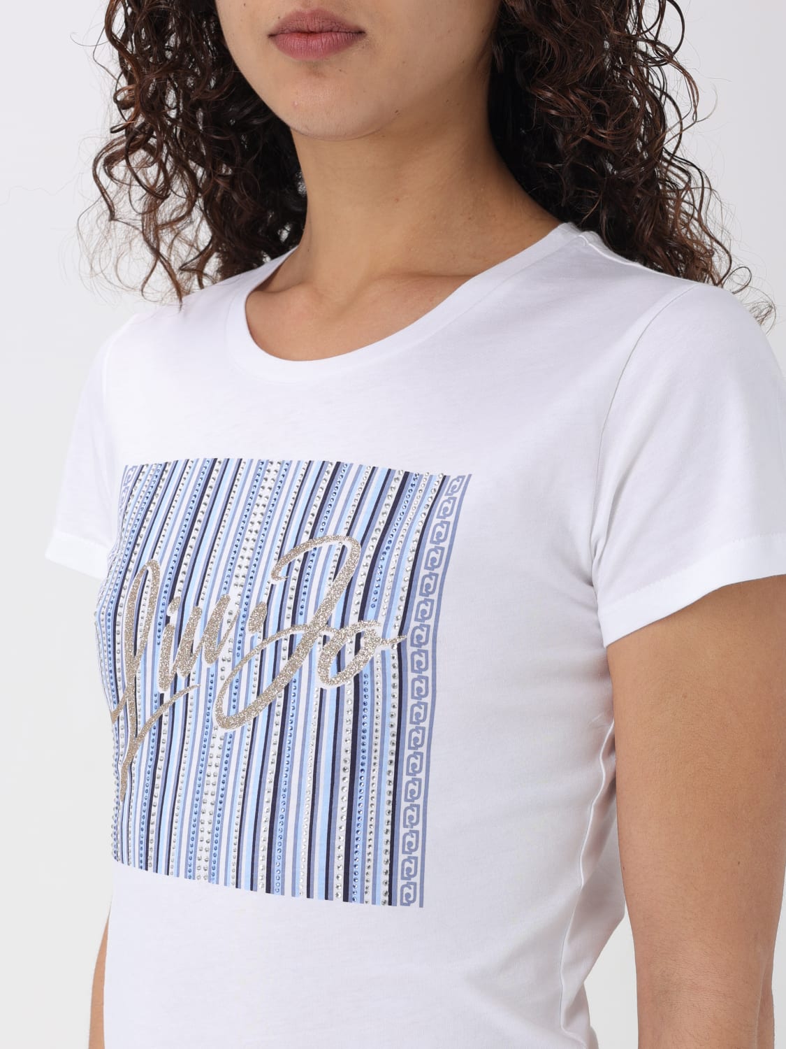 LIU JO T-SHIRT: T-shirt woman Liu Jo, White 1 - Img 3