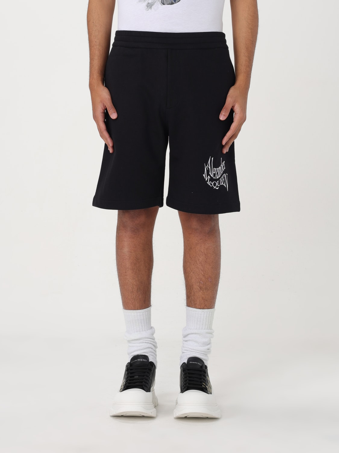MCQUEEN SHORTS: Short men McQueen, Black - Img 1
