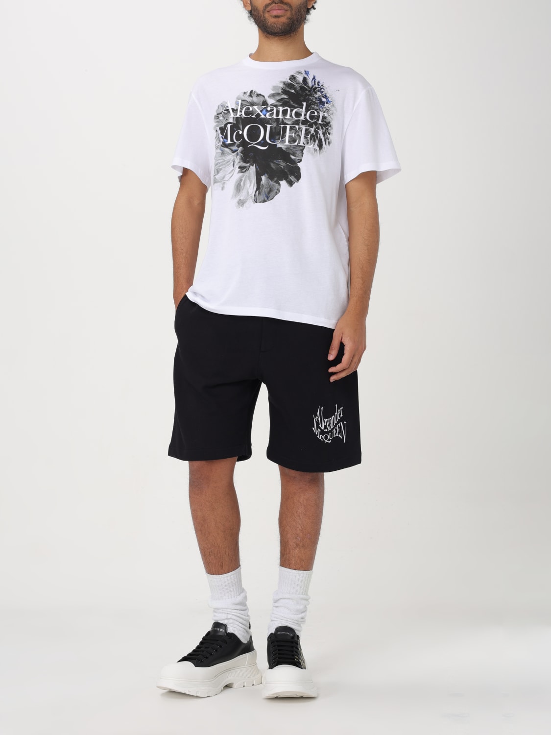 ALEXANDER MCQUEEN SHORTS: Shorts herren Alexander McQueen, Schwarz - Img 2