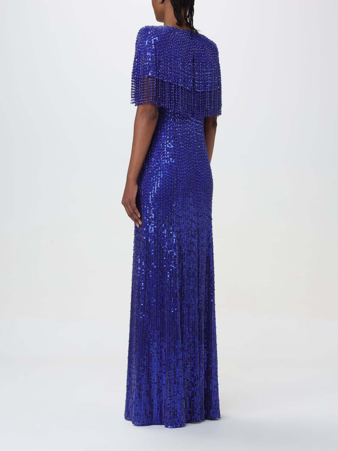 JENNY PACKHAM ABITO: Abito lungo Lyla Jenny Packham, Blue - Img 2