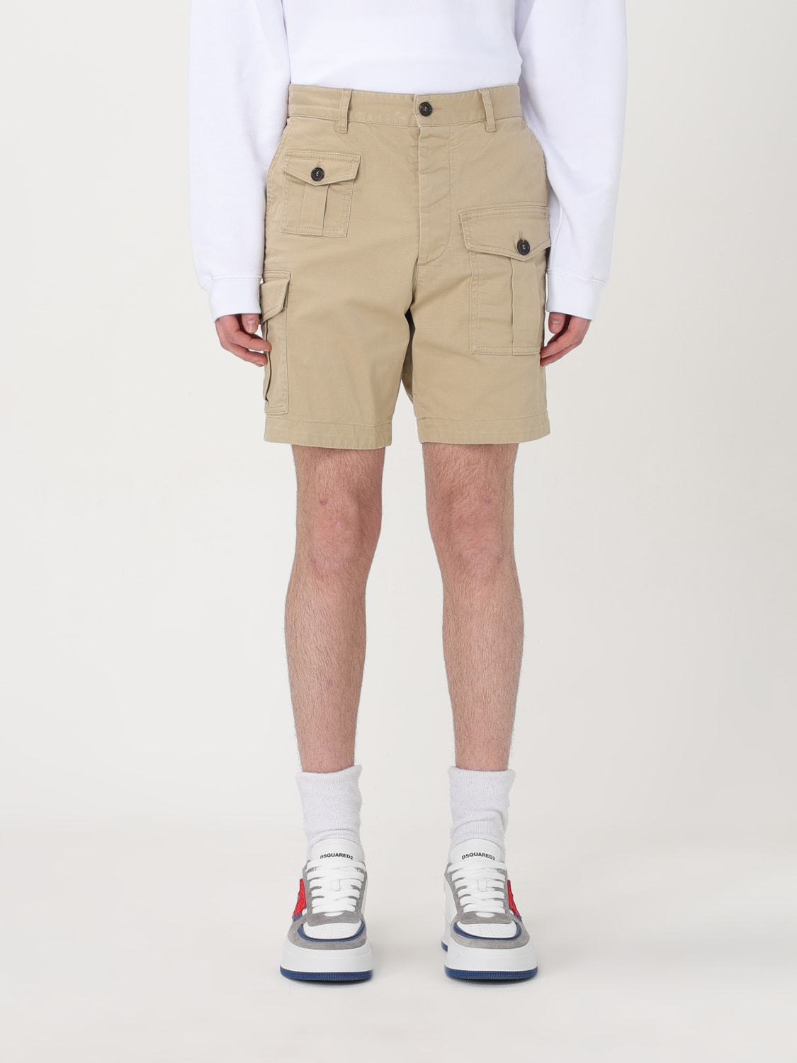 DSQUARED2 SHORTS: Shorts herren Dsquared2, Beige - Img 1