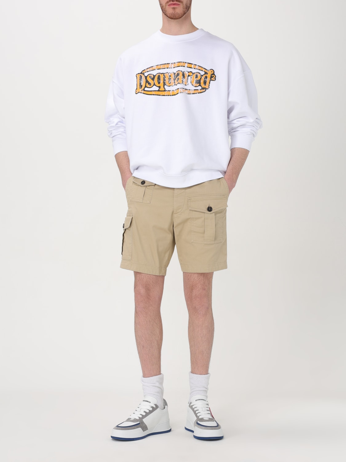 DSQUARED2 SHORTS: Shorts herren Dsquared2, Beige - Img 2