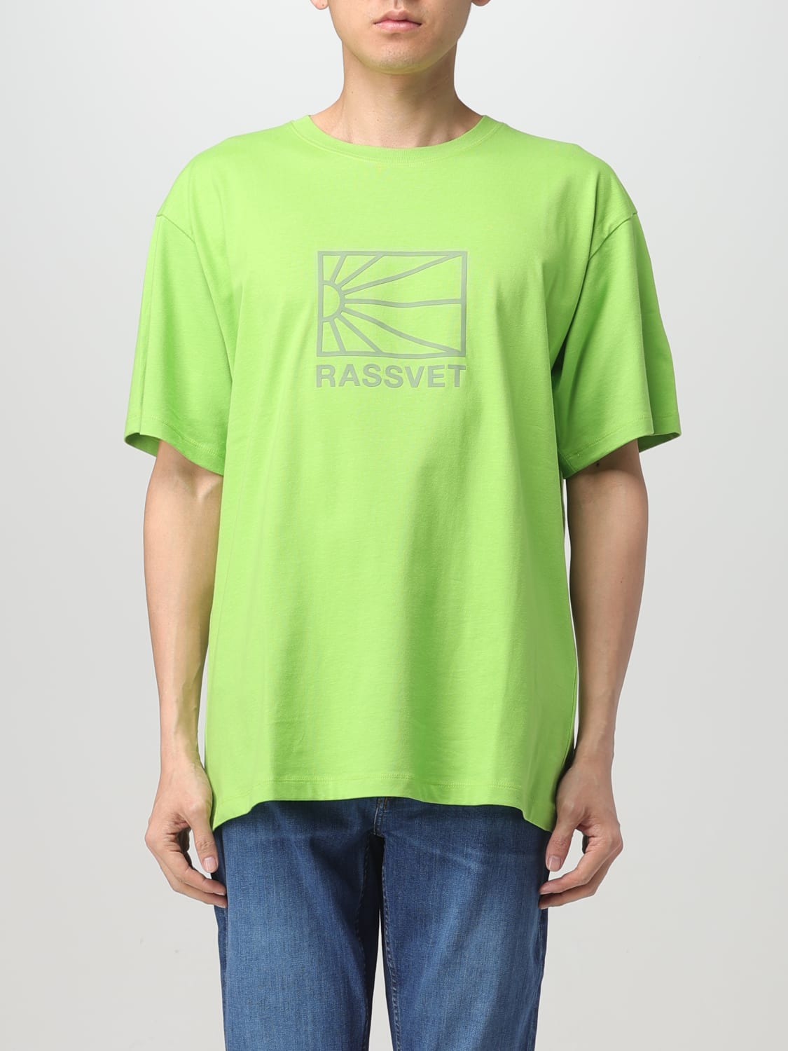 T-Shirt RASSVET Men color Green